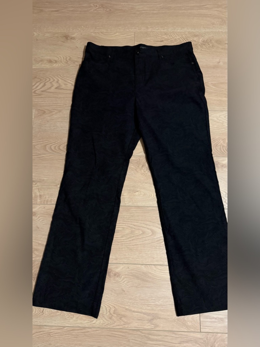 Simon Chang Y2K Black Stretch Denim Pants 16
